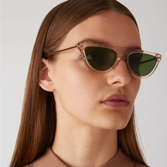 Jenny Bird The Brow Sunglasses - Clear - Picture 4 of 4